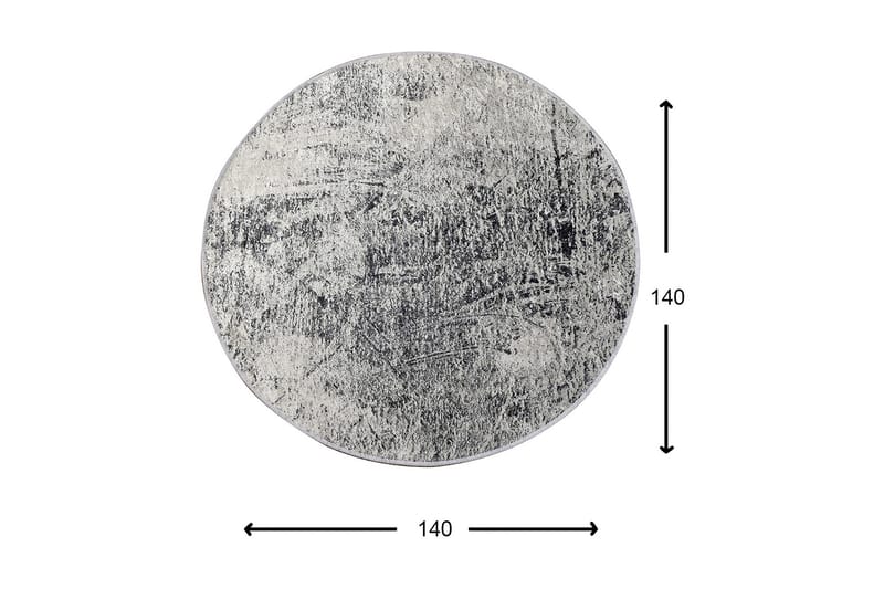 Rund Matte Bevis (140) - Flerfarget/Fløyel - Tekstiler - Tepper & Matter - Moderne tepper - Friezematter