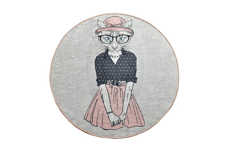 Rund Matte Cat Women (100) - Tekstiler - Tepper & Matter - Moderne tepper - Friezematter