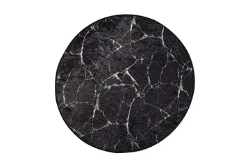 Rund Matte Marmor (100) - Flerfarget/Fløyel - Tekstiler - Tepper & Matter - Moderne tepper - Friezematter