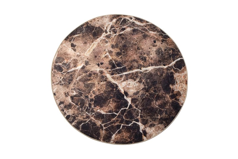 Rund Matte Mosaic (140), Flerfarget/Fløyel