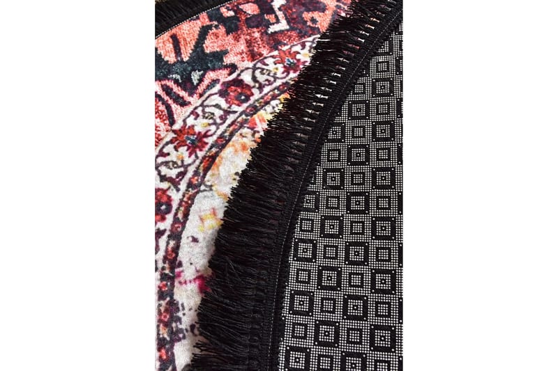 Rund Matte Oriental - Flerfarget/Fløyel - Tekstiler - Tepper & Matter - Moderne tepper - Friezematter