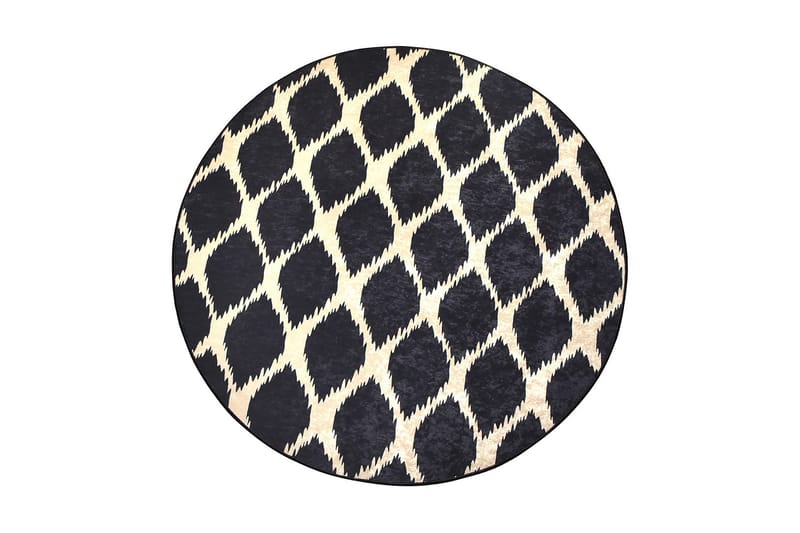 Rund Matte Shadow (100), Flerfarget/Fløyel