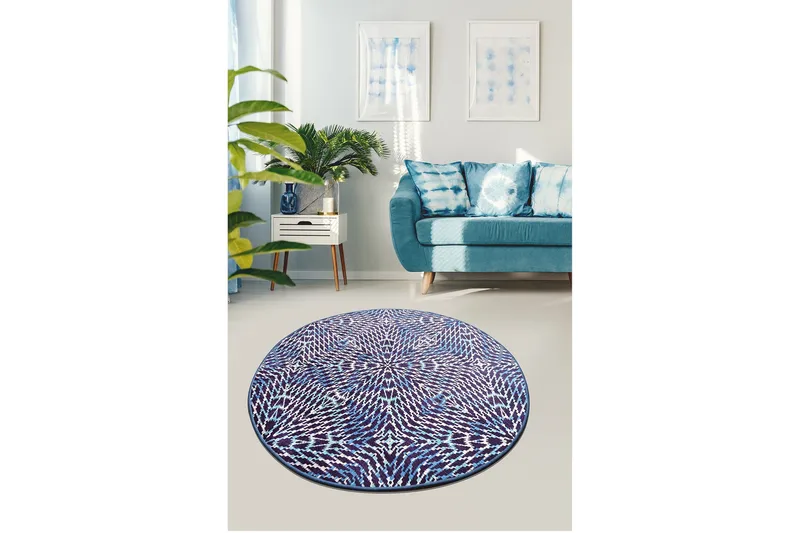 Rund Matte Slope DJT, Flerfarget/Fløyel