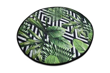 Rund Matte Tropic - Grønn - Tekstiler - Tepper & Matter - Moderne tepper - Friezematter