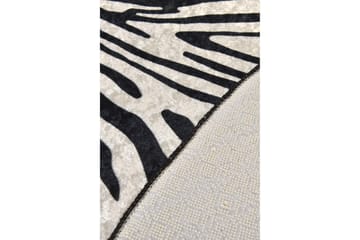 Rund Matte Zebra (100) - Zebra/Fløyel - Tekstiler - Tepper & Matter - Moderne tepper - Friezematter