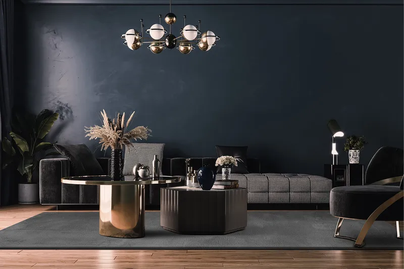 Soft Wiltonteppe 160x230 cm - Grafittgrå - Tekstiler - Tepper & Matter - Moderne tepper - Friezematter