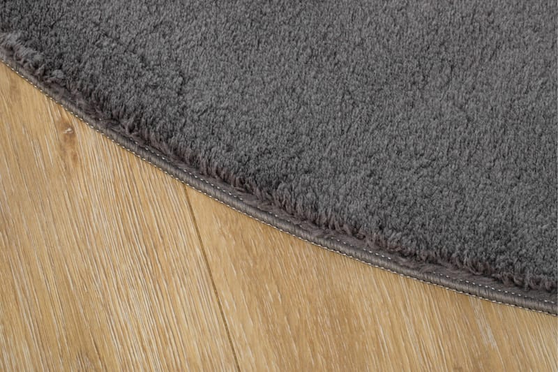 Soft Wiltonteppe Rundt 120 cm - Grafittgrå - Tekstiler - Tepper & Matter - Moderne tepper - Friezematter