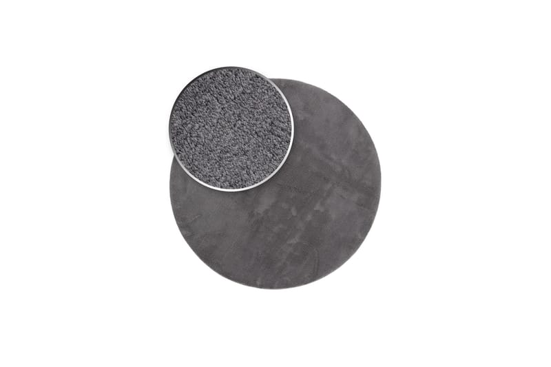 Soft Wiltonteppe Rundt 240 cm - Grafittgrå - Tekstiler - Tepper & Matter - Moderne tepper - Friezematter