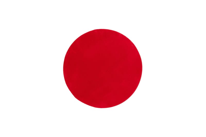 Soft Wiltonteppe Rundt 240 cm - Rød - Tekstiler - Tepper & Matter - Moderne tepper - Friezematter