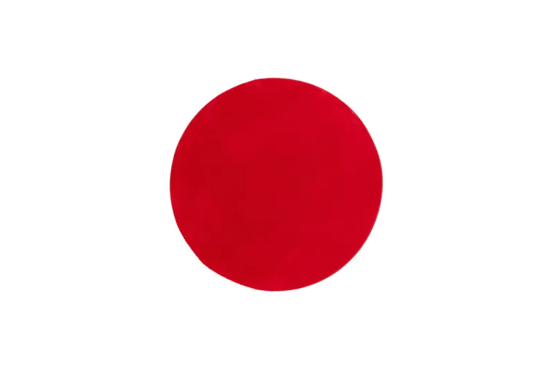 Soft Wiltonteppe Rundt 240 cm, Rød