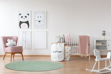 Softina Wiltonteppe Rundt 240 cm - Grønn - Tekstiler - Tepper & Matter - Moderne tepper - Friezematter