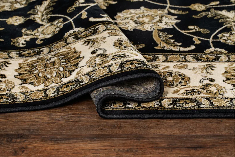 Teheran Wiltonmatte Rektangulær 240x330 cm - Svart - Tekstiler - Tepper & Matter - Moderne tepper - Friezematter