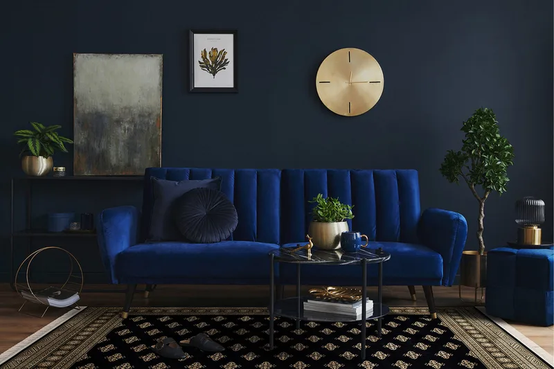 Teheran Wiltonmatte Rektangulær 240x330 cm - Svart - Tekstiler - Tepper & Matter - Moderne tepper - Friezematter