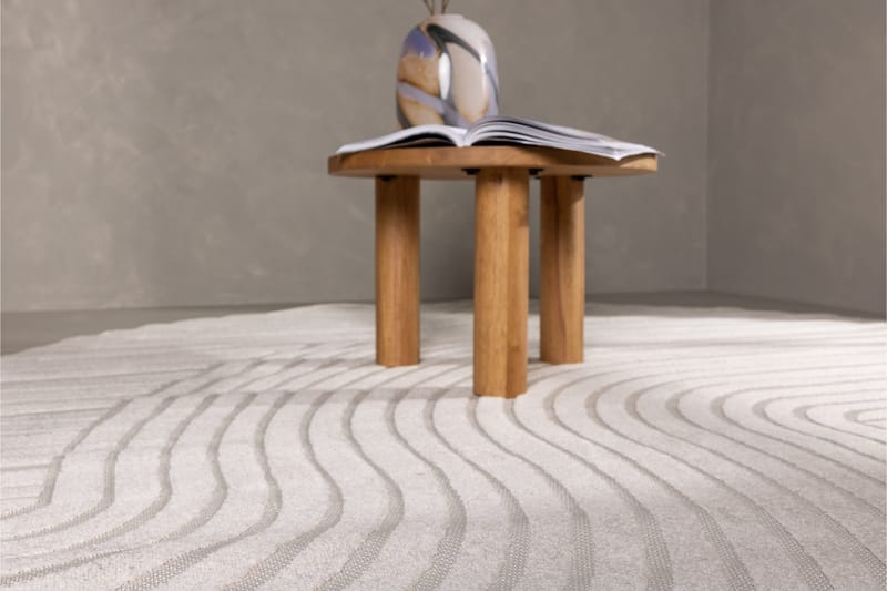 Vince Wiltonteppe 240x340 cm Oval - Hvit - Tekstiler - Tepper & Matter - Moderne tepper - Friezematter