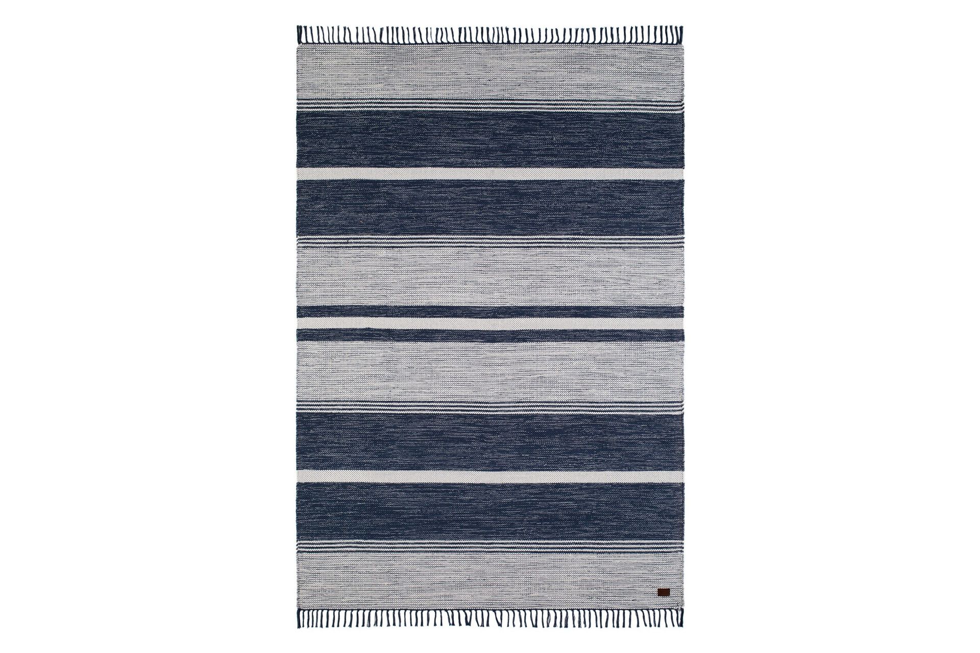 Vindö Matte 135x195 - Denimblå