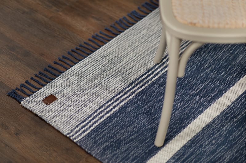 Vindö Matte 75x220 - Denimblå - Tekstiler - Tepper & Matter - Moderne tepper - Friezematter