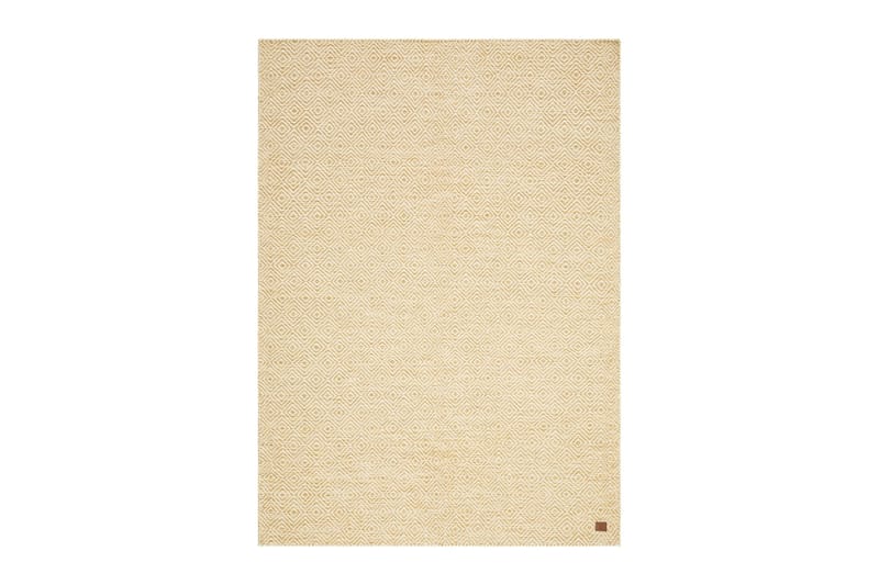 Gåsöga Ullteppe 160x230 cm Rektangulær - Gul - Tekstiler - Tepper & Matter - Moderne tepper - Ullteppe