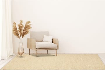 Gåsöga Ullteppe 160x230 cm Rektangulær - Gul - Tekstiler - Tepper & Matter - Moderne tepper - Ullteppe