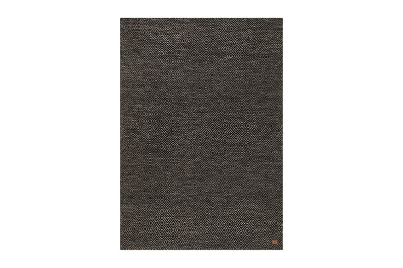 Gåsöga Ullteppe 200x300 cm Rektangulær - Svart/Hvit - Tekstiler - Tepper & Matter - Moderne tepper - Ullteppe