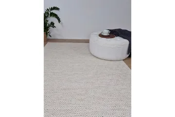 Gåsöga Ullteppe 240x340 cm Rektangulær - Beige - Tekstiler - Tepper & Matter - Moderne tepper - Ullteppe