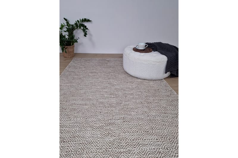 Gåsöga Ullteppe 240x340 cm Rektangulær - Beige - Tekstiler - Tepper & Matter - Moderne tepper - Ullteppe