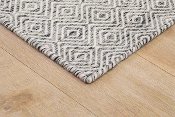 Gåsöga Ullteppe 240x340 cm Rektangulær - Grå - Tekstiler - Tepper & Matter - Moderne tepper - Ullteppe