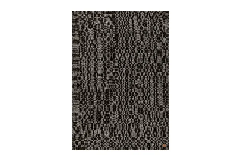 Gåsöga Ullteppe 240x340 cm Rektangulær - Svart/Hvit - Tekstiler - Tepper & Matter - Moderne tepper - Ullteppe