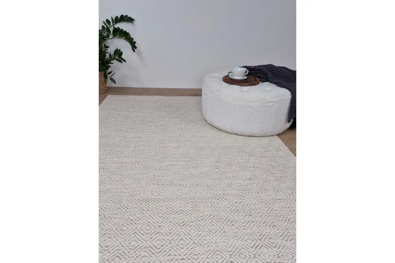 Gåsöga Ullteppe 300x400 cm Rektangulær - Beige - Tekstiler - Tepper & Matter - Moderne tepper - Ullteppe