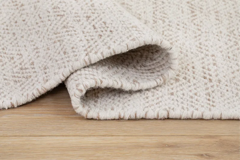 Gåsöga Ullteppe 300x400 cm Rektangulær - Beige - Tekstiler - Tepper & Matter - Moderne tepper - Ullteppe