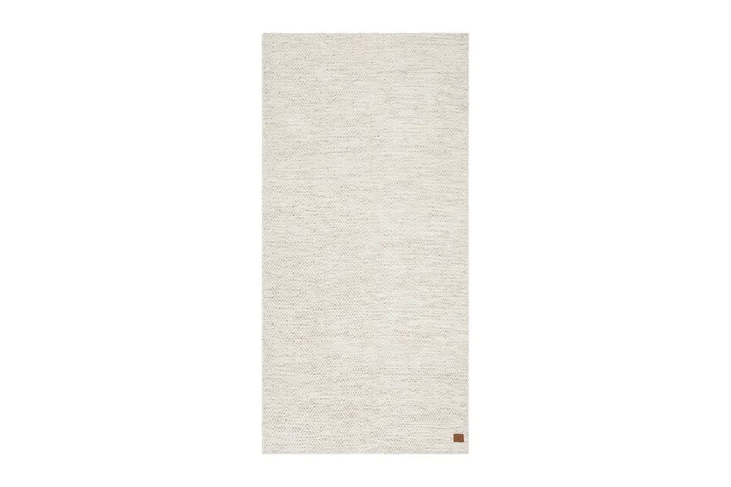 Gåsöga Ullteppe 75x200 cm Oval - Beige - Tekstiler - Tepper & Matter - Moderne tepper - Ullteppe