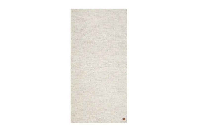 Gåsöga Ullteppe 75x200 cm Oval - Beige - Tekstiler - Tepper & Matter - Moderne tepper - Ullteppe