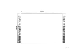 Gandzak Bomullsteppe 140x200 cm - Blå - Tekstiler - Tepper & Matter - Moderne tepper - Bomullstepper