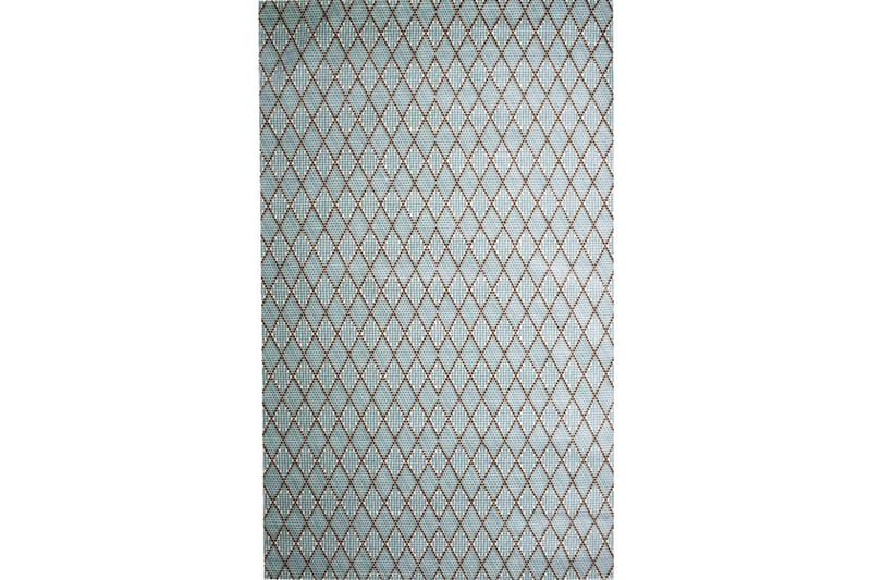 Dotty Matte 80x150 - Turkis - Håndvevde tepper - Gummiert tepper - Små tepper - Mønstrede tepper - Store tepper - Hall matte - Gangmatter