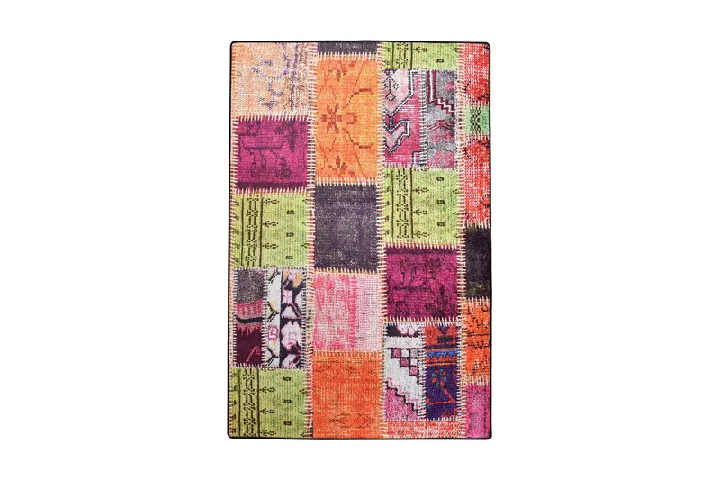 Hall Matte Alvina - Multicolor, Flerfarget/Fløyel