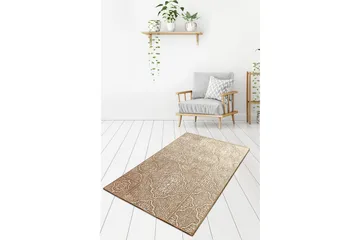 Hall Matte Anna - Beige (100 x 300) - Beige / Fløyel - Tekstiler - Tepper & Matter - Moderne tepper - Gangmatter