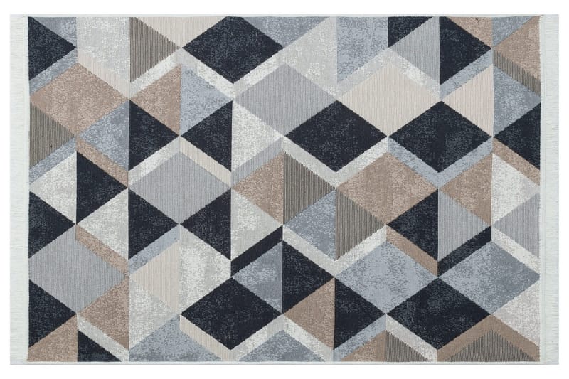 Hall Matte AR 10 - Beige, Svart - Beige/Svart/Hvit/Bomull - Tekstiler - Tepper & Matter - Moderne tepper - Gangmatter