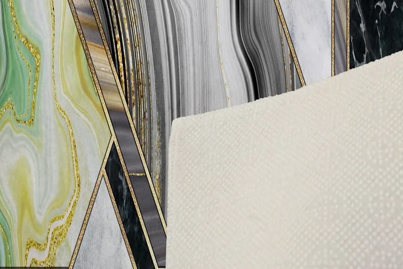 Hall Matte EXFAB325 - Flerfarget - Tekstiler - Tepper & Matter - Moderne tepper - Gangmatter