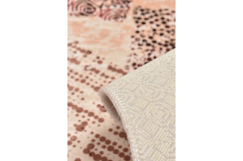 Hall Matte Kaffe (100 x 300) - Flerfarget/Fløyel - Tekstiler - Tepper & Matter - Moderne tepper - Gangmatter