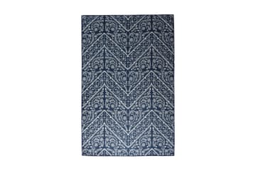 Hall Matte Maggie - Cobalt (80 x 300) - Flerfarget/Fløyel - Tekstiler - Tepper & Matter - Moderne tepper - Gangmatter