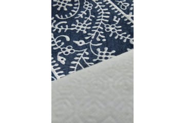 Hall Matte Maggie - Cobalt (80 x 300) - Flerfarget/Fløyel - Tekstiler - Tepper & Matter - Moderne tepper - Gangmatter