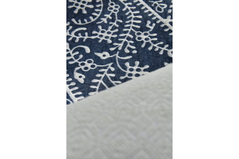 Hall Matte Maggie - Cobalt (80 x 300) - Flerfarget/Fløyel - Tekstiler - Tepper & Matter - Moderne tepper - Gangmatter