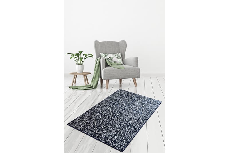 Hall Matte Maggie - Cobalt (80 x 300) - Tekstiler - Tepper & Matter - Moderne tepper - Gangmatter