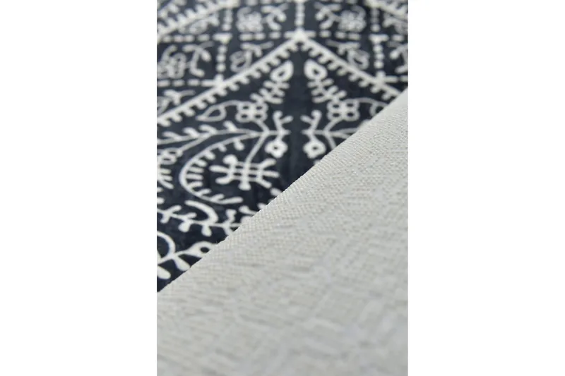 Hall Matte Maggie - Svart (80 x 300) - Svart / Fløyel - Tekstiler - Tepper & Matter - Moderne tepper - Gangmatter