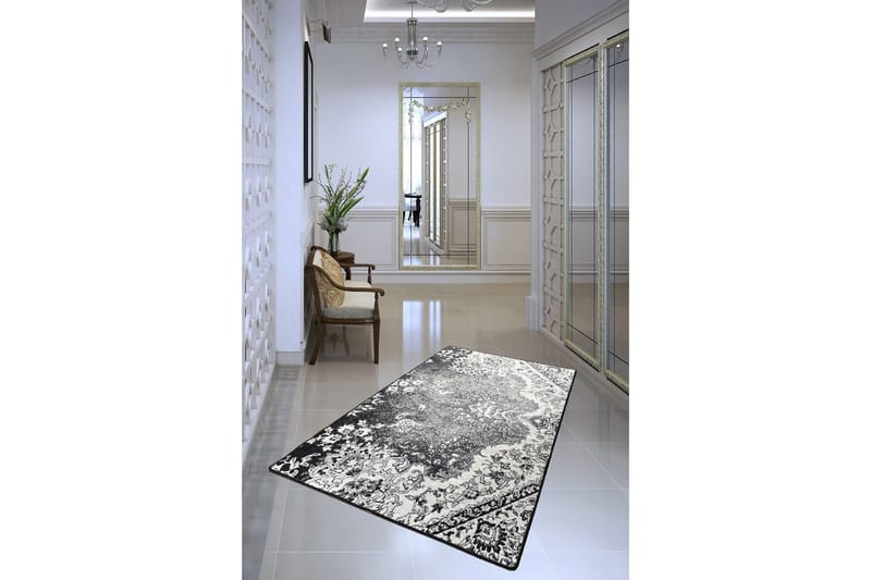 Hall Matte Raylee (100 x 300) - Flerfarget/Fløyel - Tekstiler - Tepper & Matter - Moderne tepper - Gangmatter