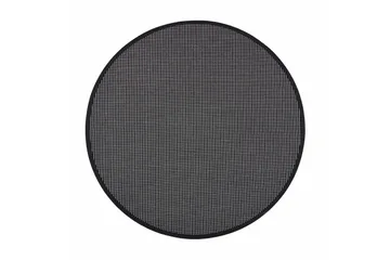 Lyyra2 Matte Rund 160 cm Svart