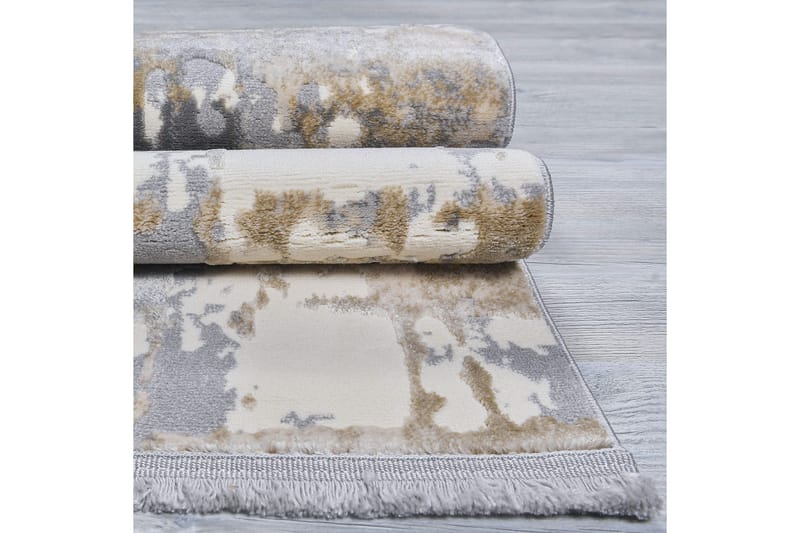 Naveena Gangmatte 80x150 cm Rektangulær - Grå/Beige/Creme - Tekstiler - Tepper & Matter - Moderne tepper - Wiltontepper