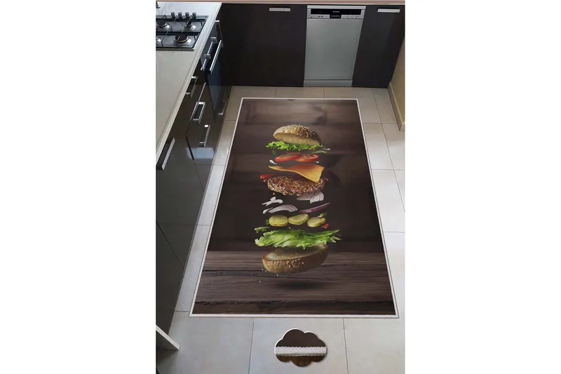 Nobuyoshi Gangmatte 80x150 cm Rektangulær - Flerfarget - Tekstiler - Tepper & Matter - Moderne tepper - Gangmatter