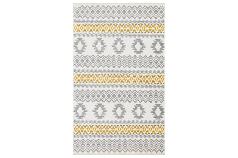 Paevesh Wiltonteppe 115x180 cm Rektangulær - Grå/Gul - Tekstiler - Tepper & Matter - Moderne tepper - Wiltontepper