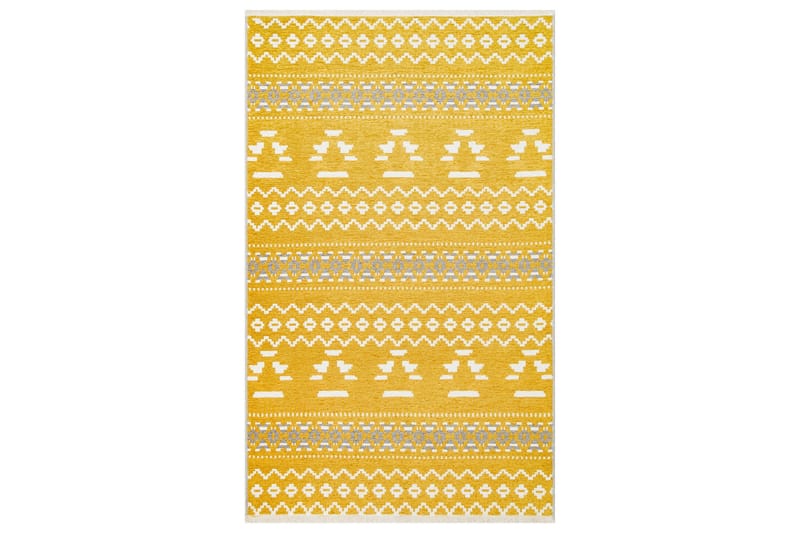 Paevesh Wiltonteppe 115x180 cm Rektangulær - Grå/Gul - Tekstiler - Tepper & Matter - Moderne tepper - Wiltontepper