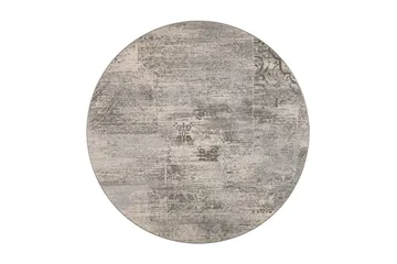 Rustiikki Matte Rund 160 cm Grå